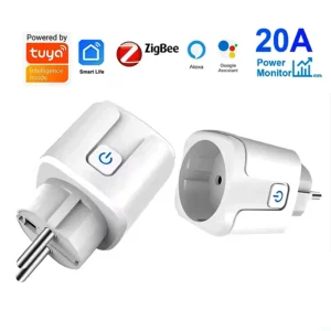 Tuya Zigbee Stekker 20A met Energiemeter